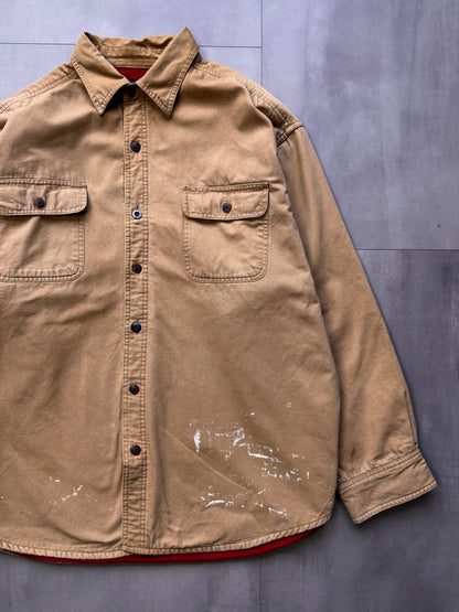 VINTAGE TAN WORK JACKET - XXLARGE