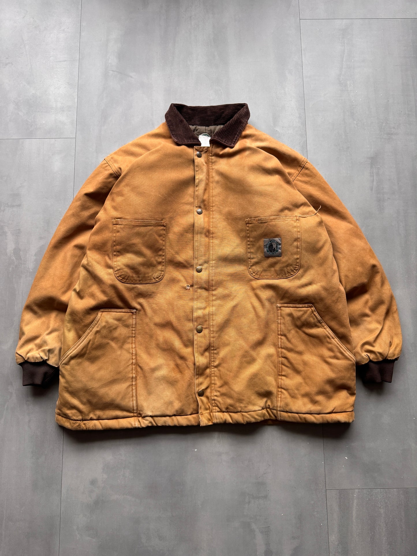 VINTAGE BERNE TAN ARCTIC JACKET - L