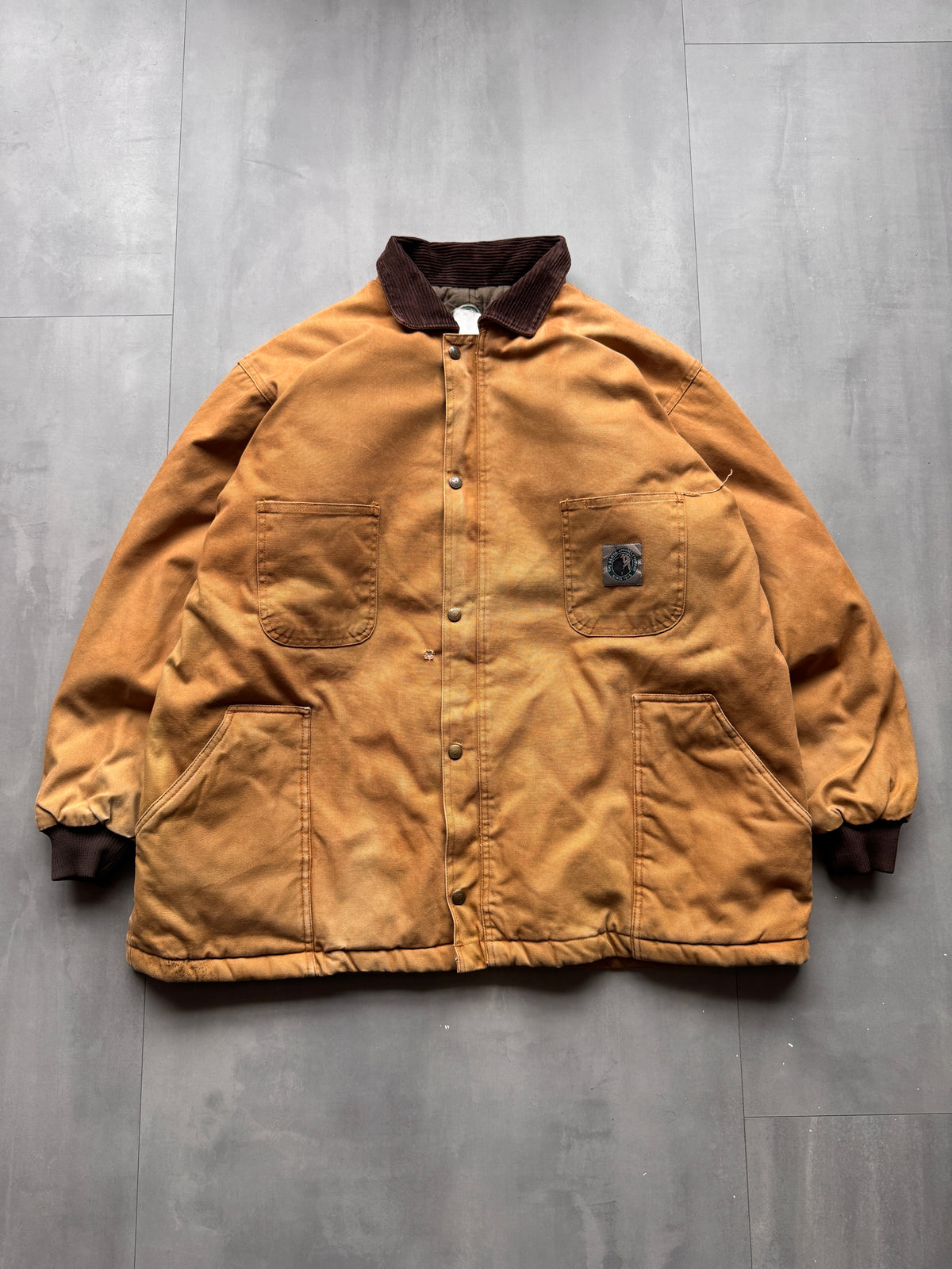 VINTAGE BERNE TAN ARCTIC JACKET - L