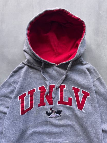 VINTAGE UNIVERSITY OF NEVADA LAS VEGAS GREY HOODIE - XS