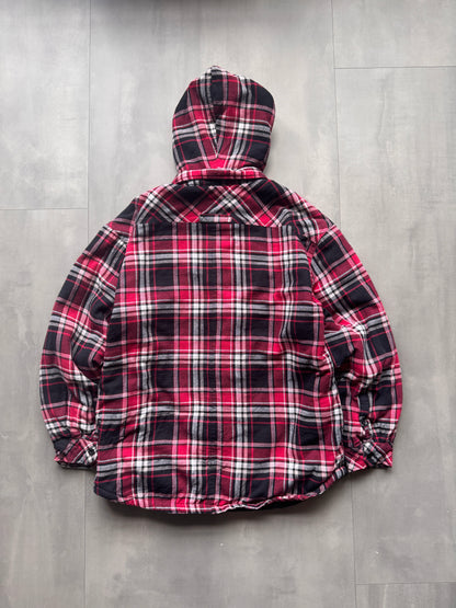 VINTAGE DICKIES SHERPA LINED FLANNEL JACKET - L
