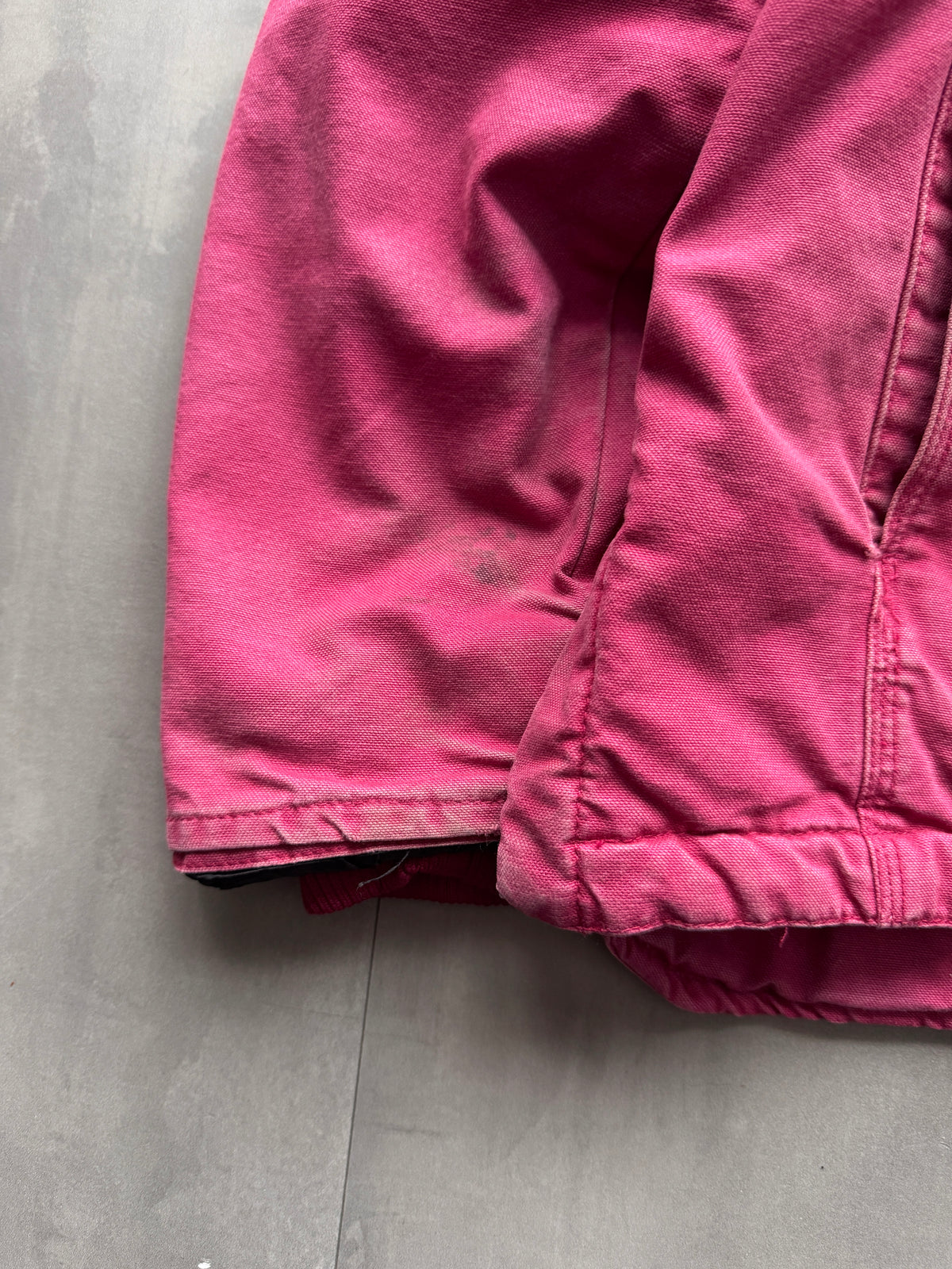 VINTAGE SMITHS PINK SHERPA LINED ACTIVE JACKET - M