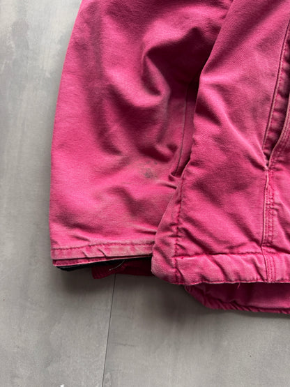 VINTAGE SMITHS PINK SHERPA LINED ACTIVE JACKET - M