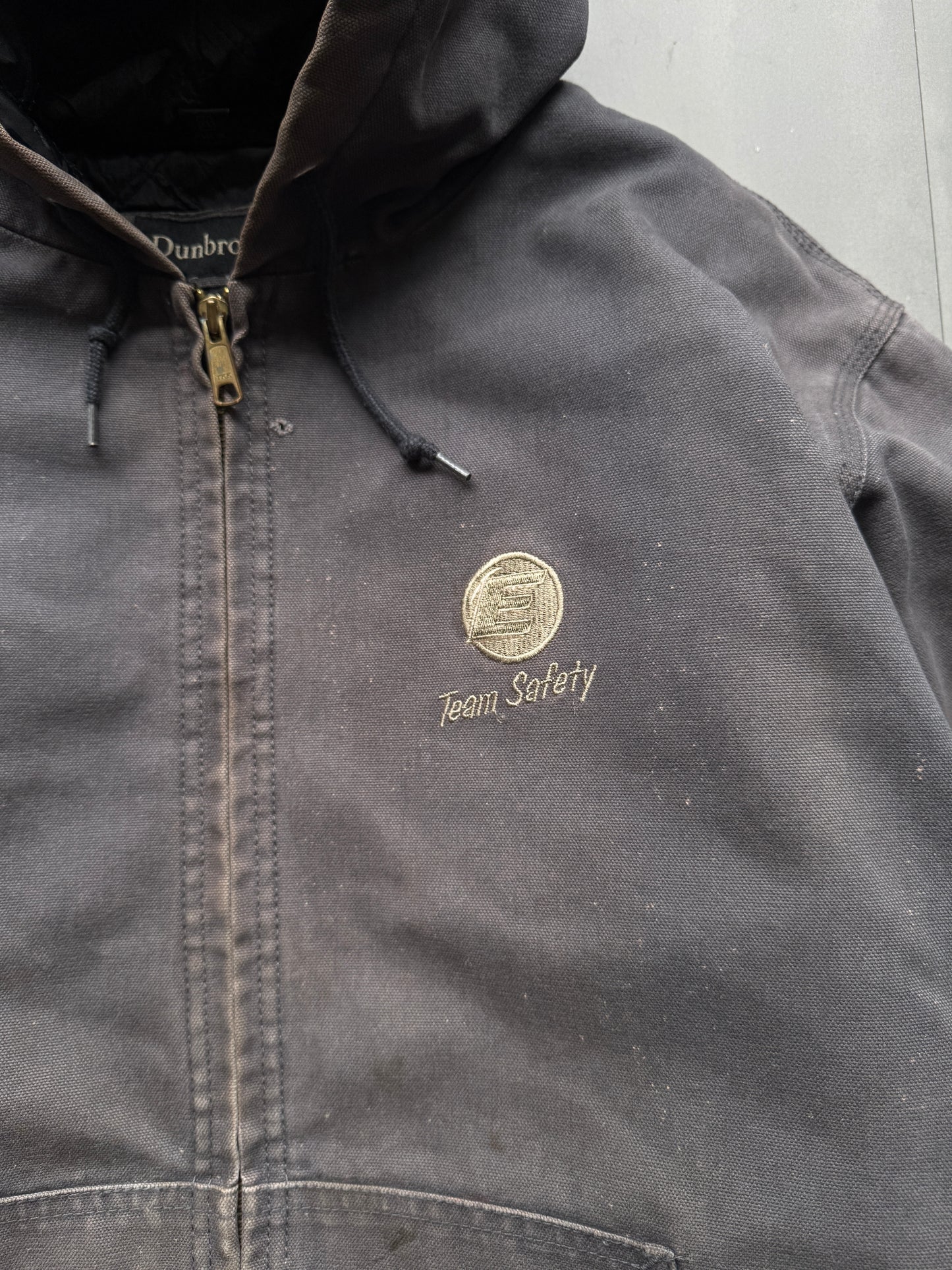 VINTAGE DUNBROOKE FADED GREY ACTIVE JACKET - XL
