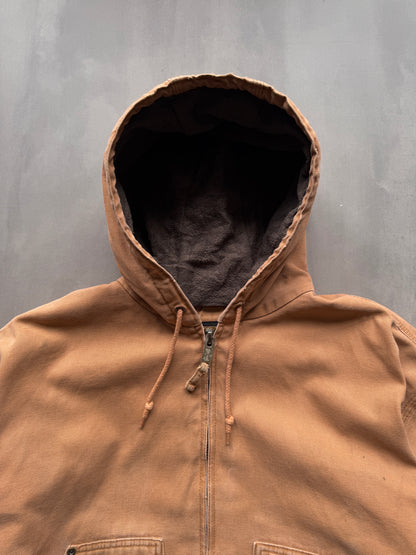 VINTAGE BIG SMITH TAN ACTIVE JACKET - L