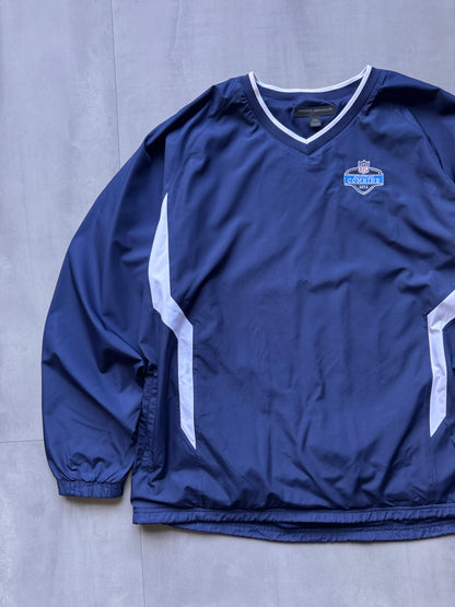 VINTAGE NFL SCOUTING COMBINE 2012 NAVY WINDBREAKER - XXL