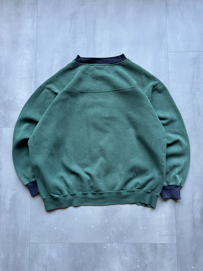 VINTAGE LEE SPORT NBA BOSTON CELTICS GREEN SWEATER - L
