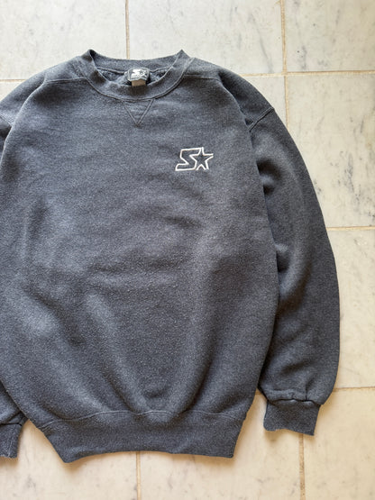 STARTER GREY SWEATER - XLARGE/XXLARGE