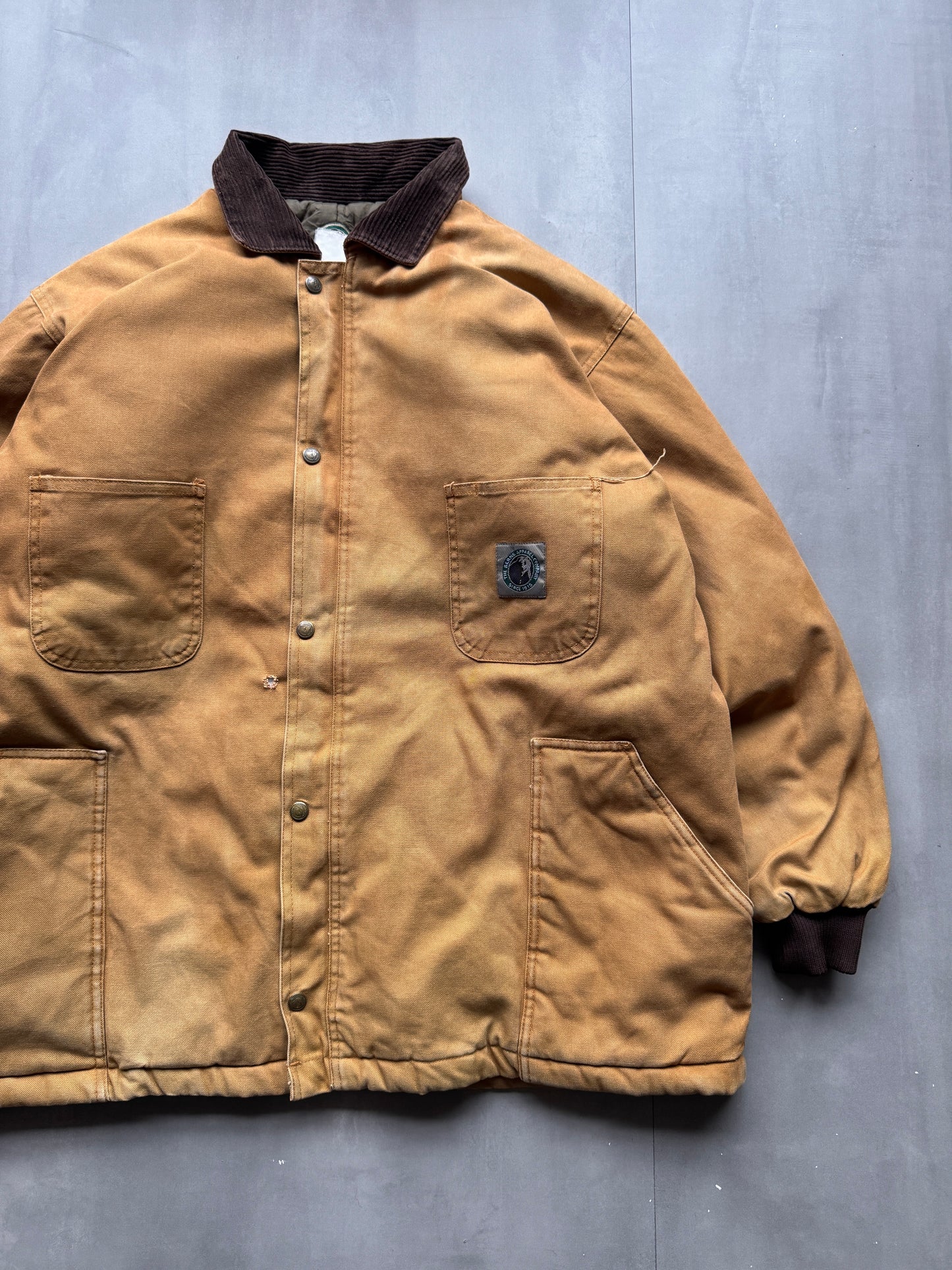 VINTAGE BERNE TAN ARCTIC JACKET - L