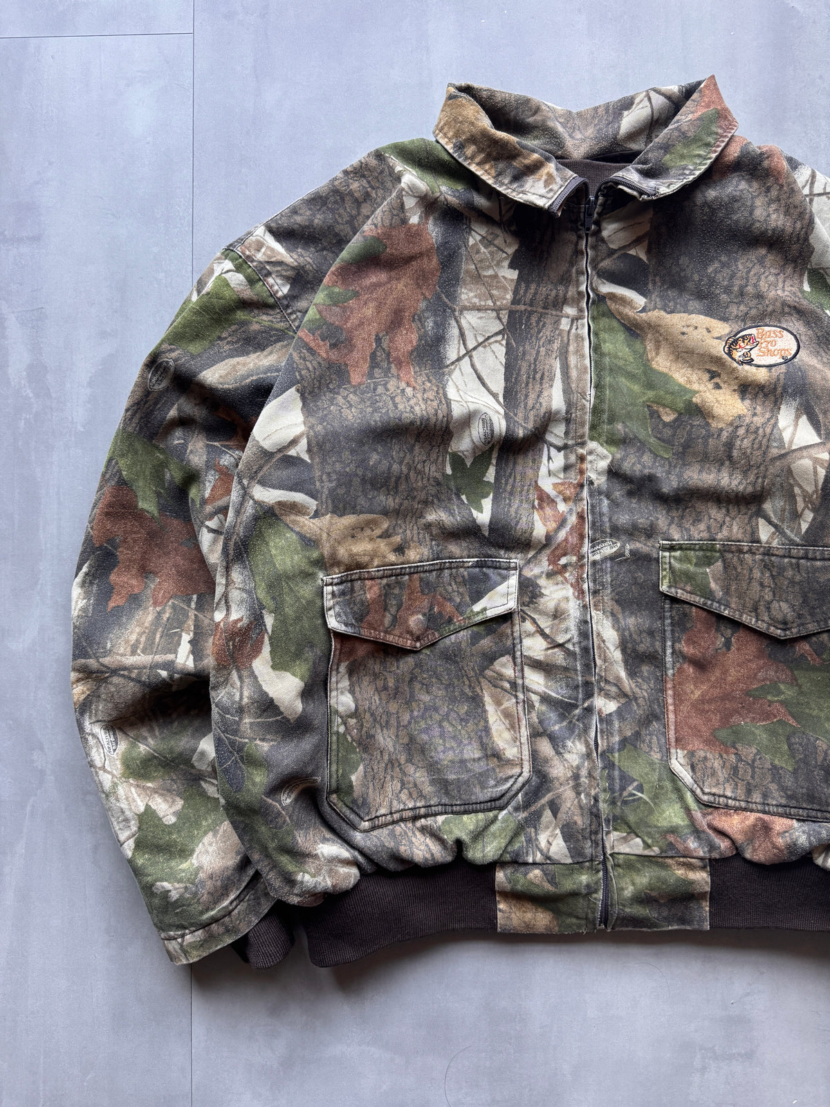 VINTAGE REALTREE BASS PRO SHOPS SANTE FE JACKET - L