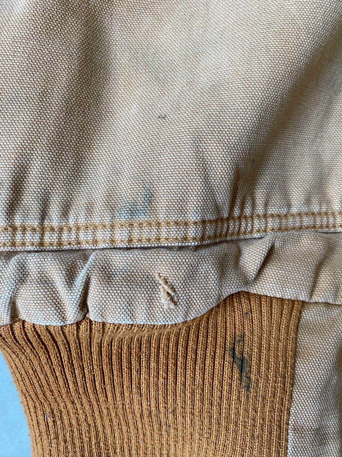 VINTAGE BIG SMITH TAN ACTIVE JACKET - L