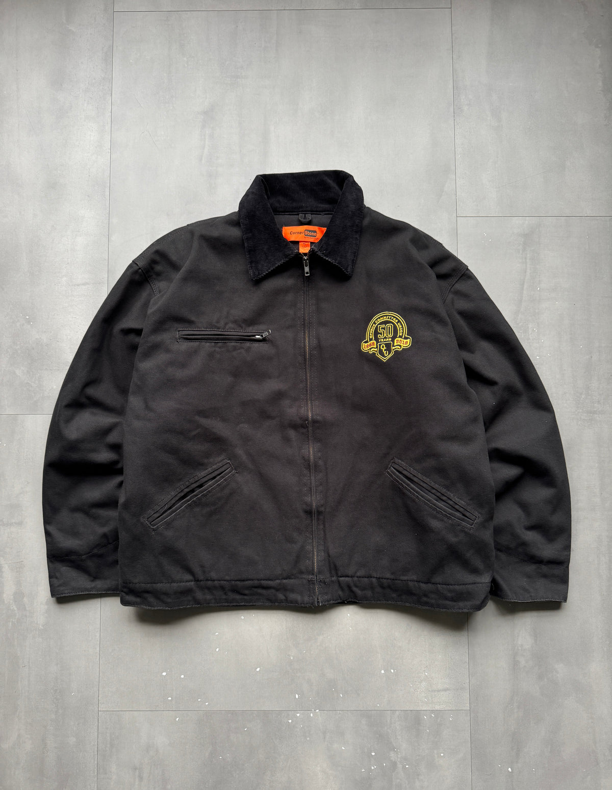 CORNERSTONE BLACK DETROIT JACKET - XL