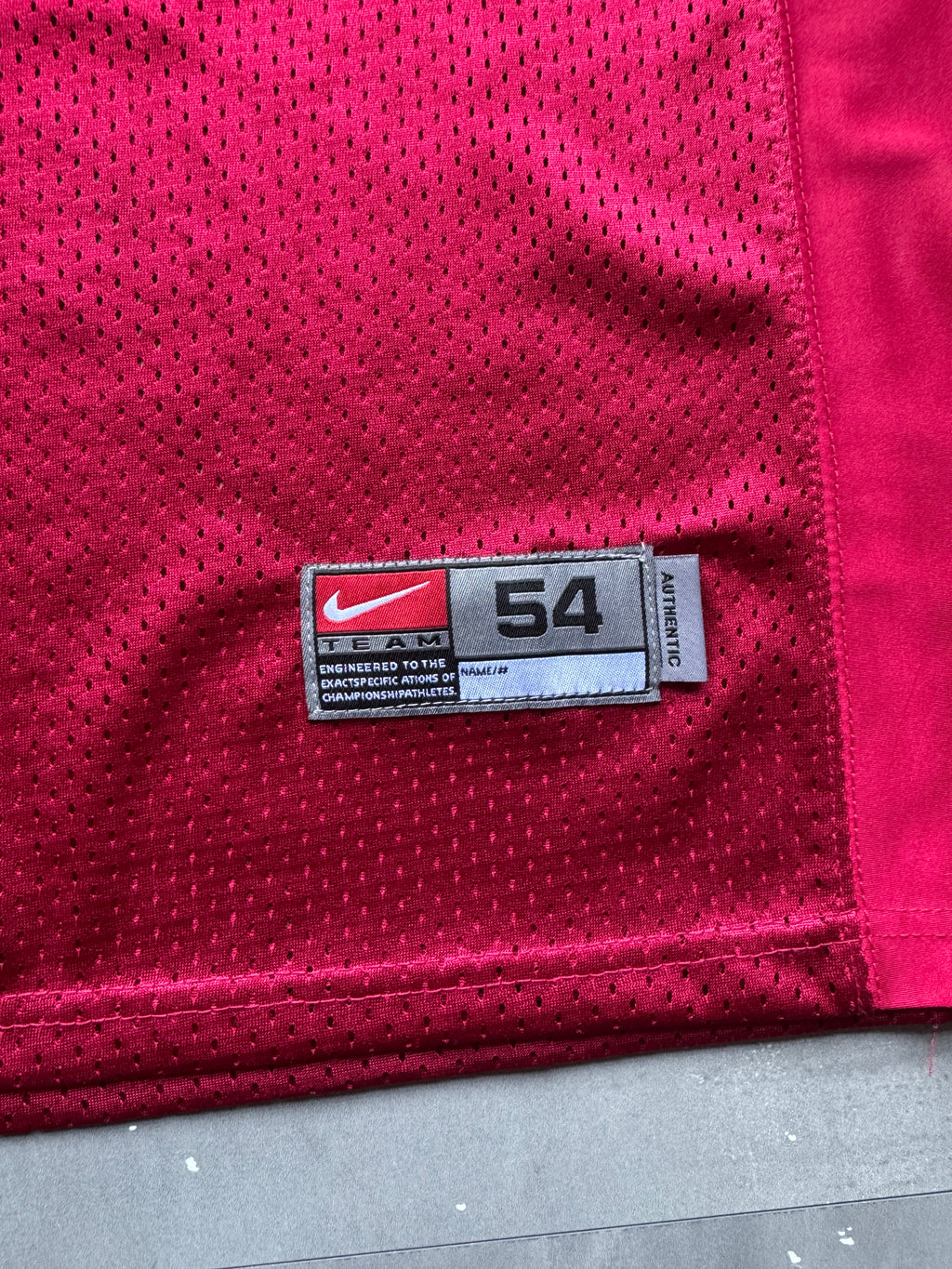 VINTAGE NIKE ALABAMA CRIMSON TIDE MCCARRON RED JERSEY - XXL