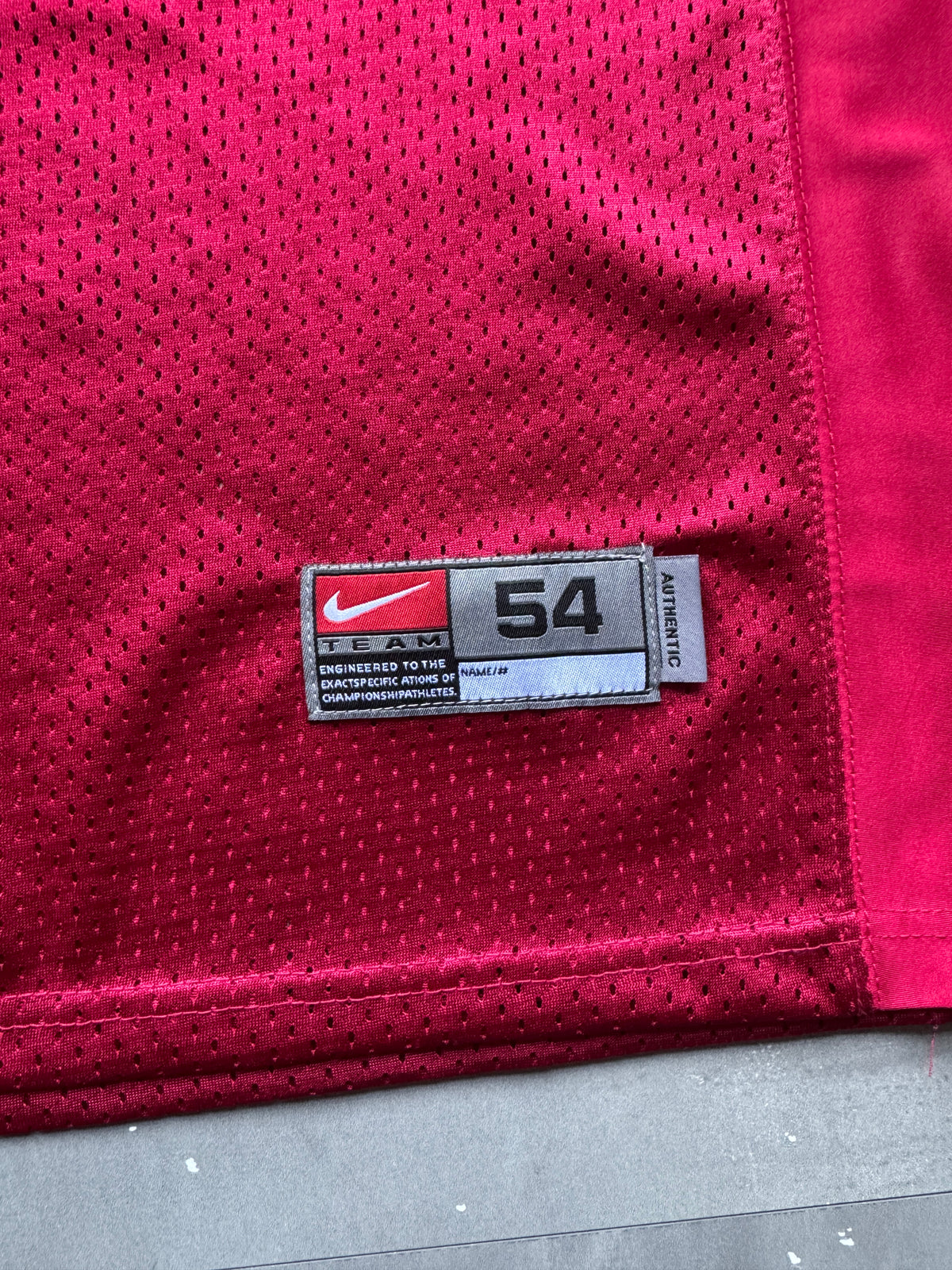 VINTAGE NIKE ALABAMA CRIMSON TIDE MCCARRON RED JERSEY - XXL