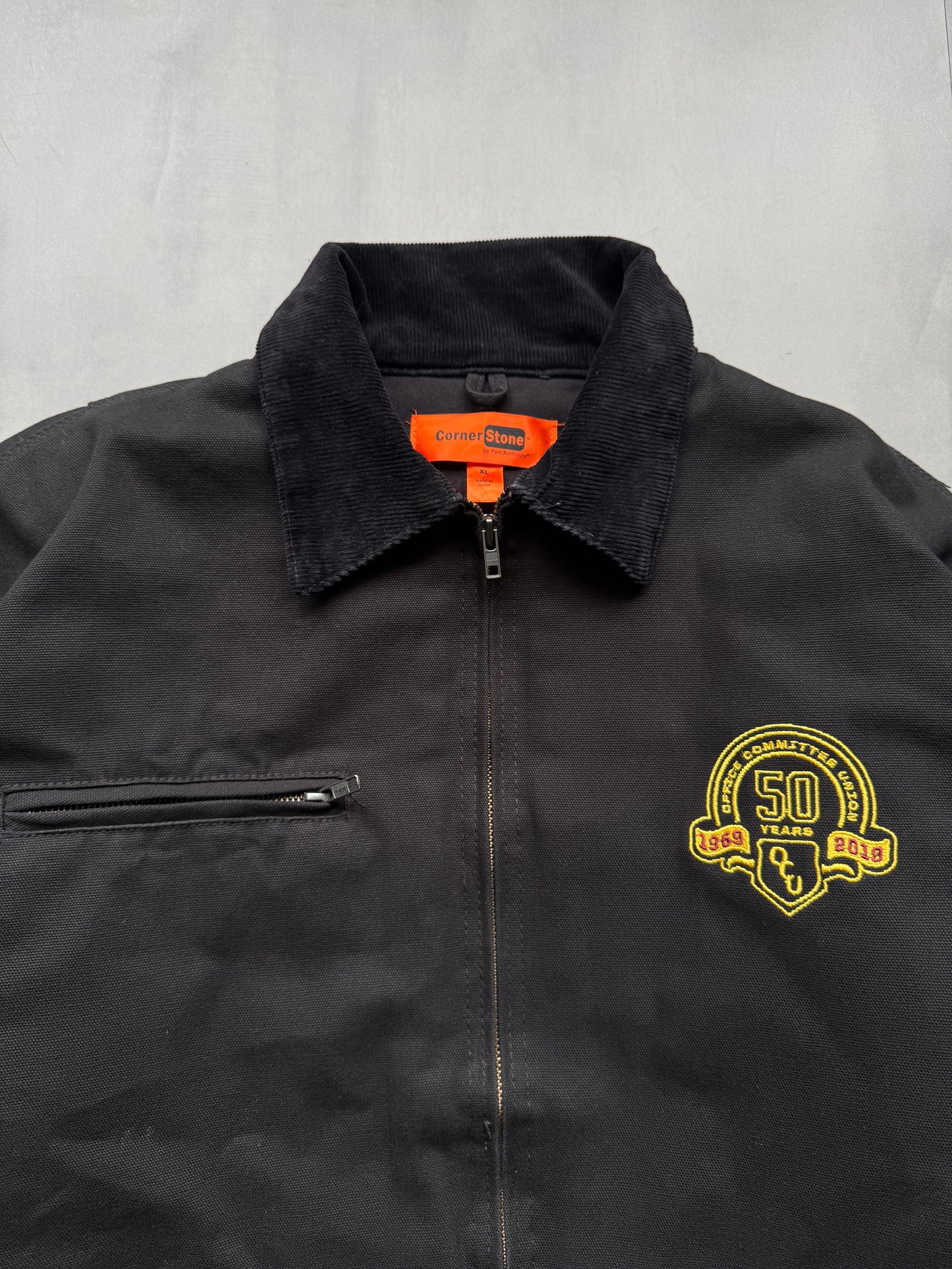 CORNERSTONE BLACK DETROIT JACKET - XL