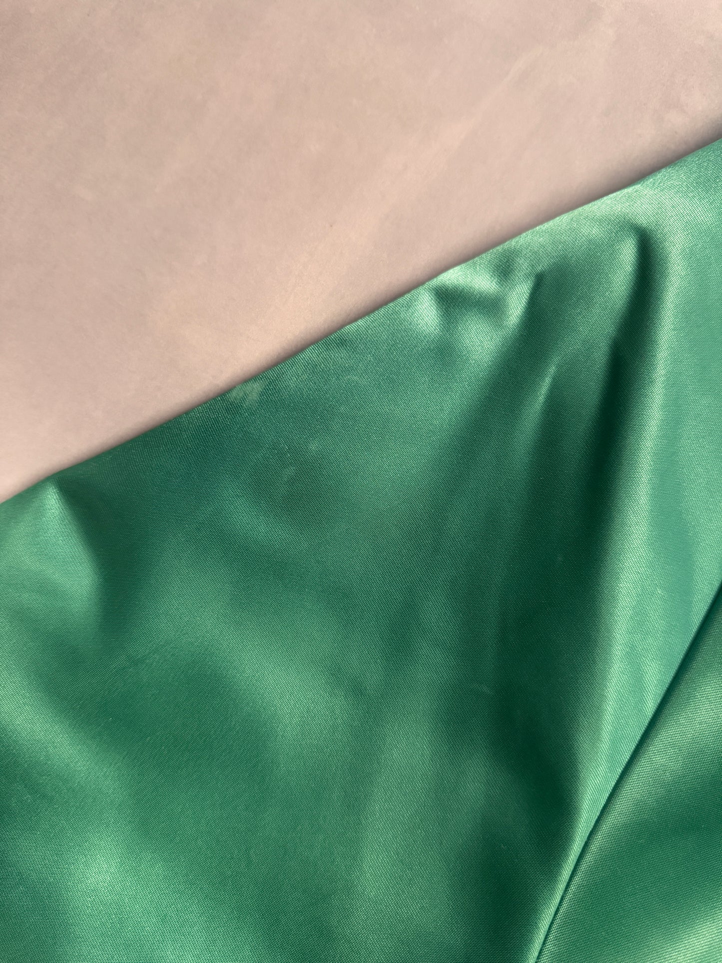 VINTAGE CHALKLINE MICHIGAN STATE SPARTANS GREEN SATIN BOMBER JACKET - XL