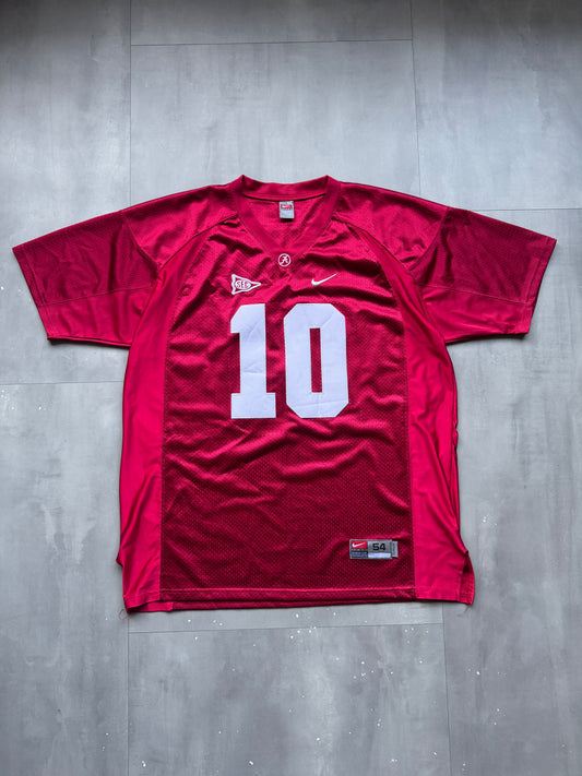 VINTAGE NIKE ALABAMA CRIMSON TIDE MCCARON RED JERSEY - XXL