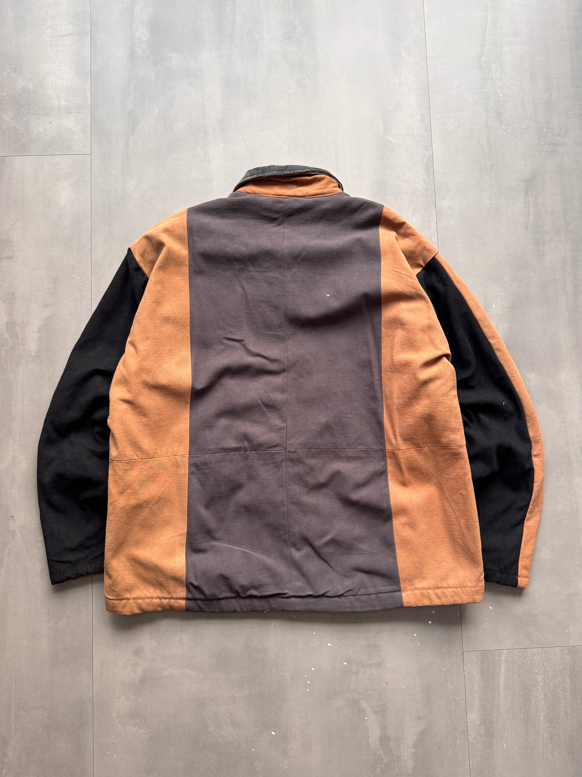 VINTAGE REWORKED CARHARTT MULTICOLOR DETROIT JACKET - L
