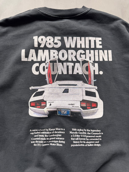 OSHKOSH GREY WHITE FERRARI SWEATER - L