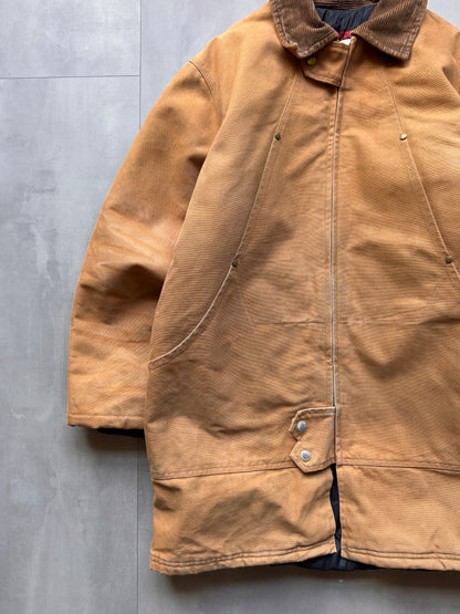 VINTAGE TOUGH DUCK TAN WORK JACKET - M
