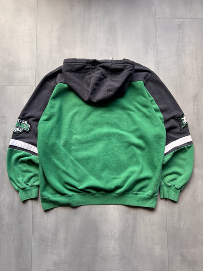 VINTAGE NHL DALLAS STARS GREEN HOODIE - L