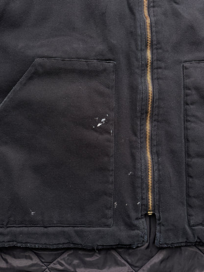 VINTAGE TRI-MOUNTAIN BLACK WORK GILET - XXL