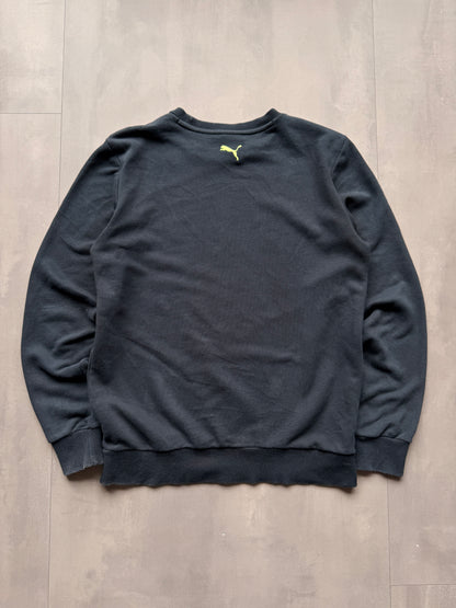 VINTAGE PUMA BLACK SWEATER - S