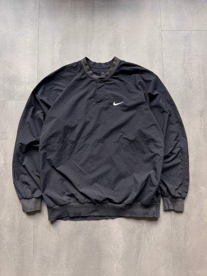 VINTAGE NIKE GOLF BLACK WINDBREAKER - L