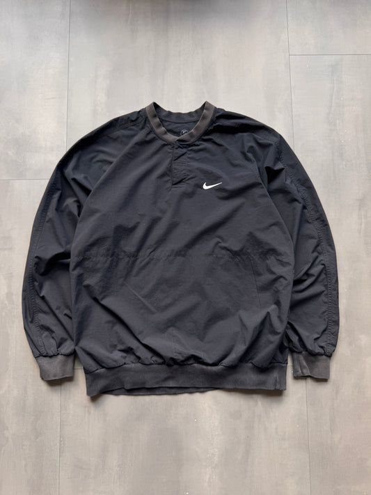 VINTAGE NIKE GOLF BLACK WINDBREAKER - L