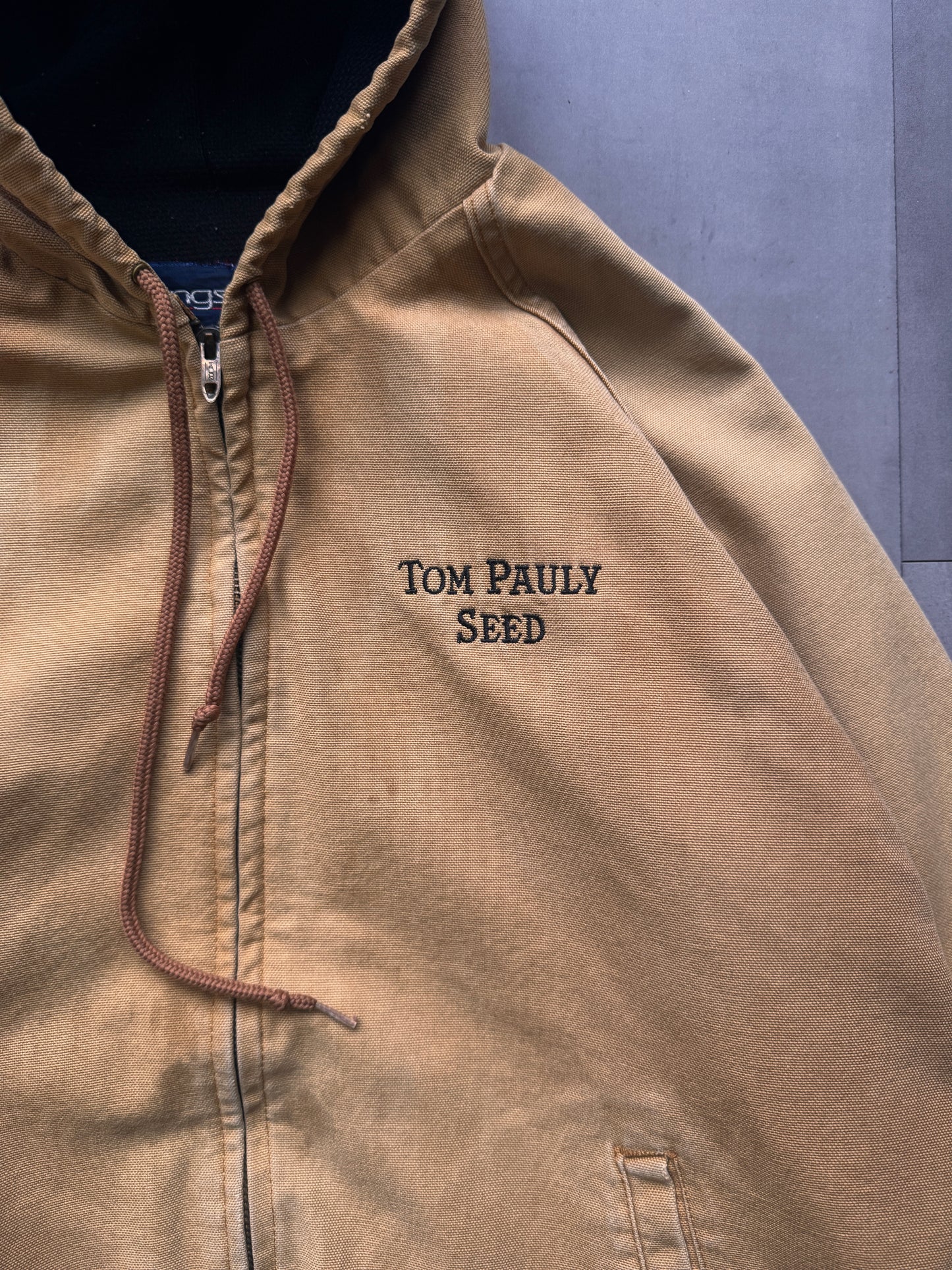 VINTAGE TOM PAULY SEED TAN ACTIVE JACKET - XLARGE