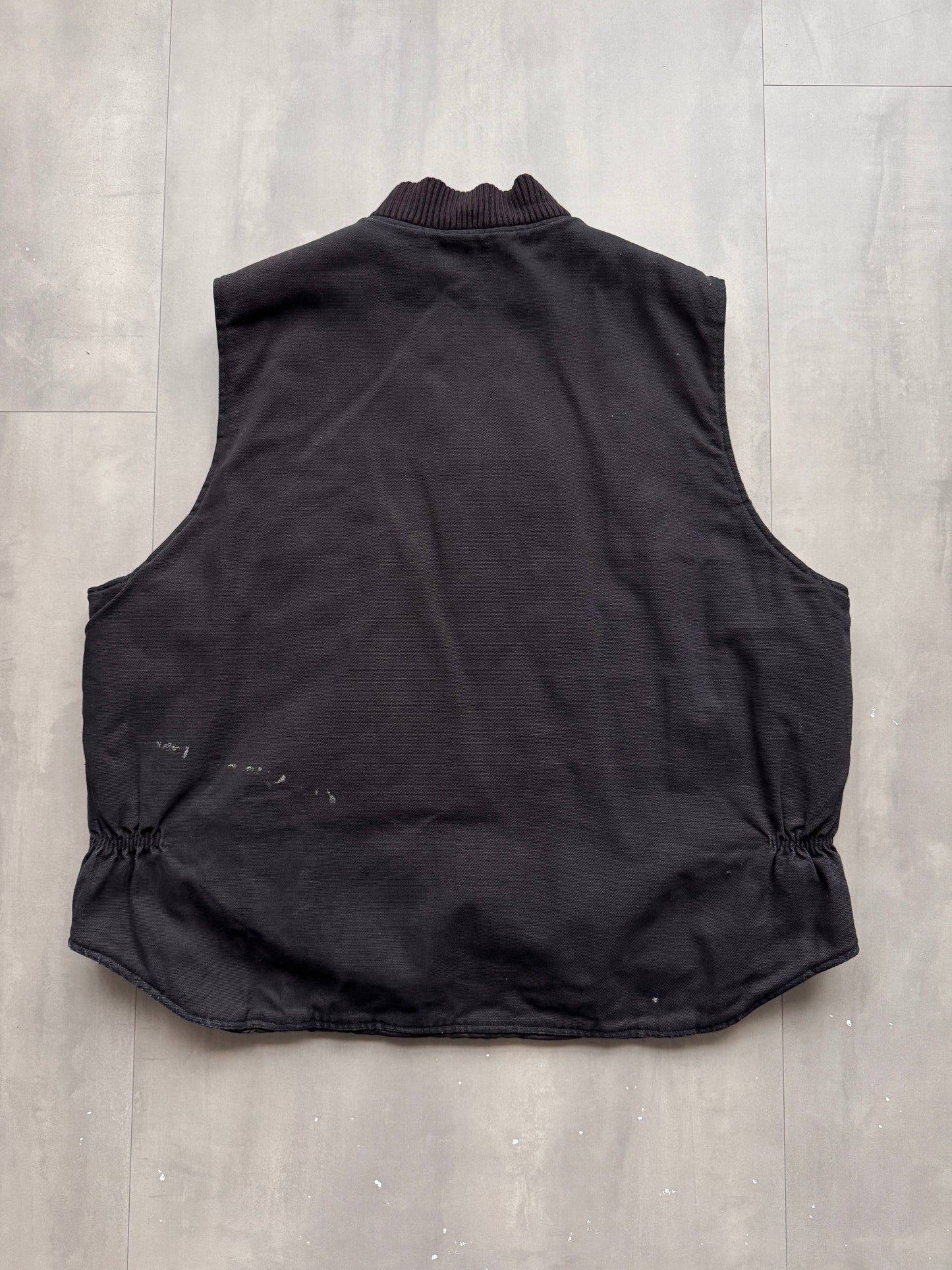 VINTAGE TRI-MOUNTAIN BLACK WORK GILET - XXL