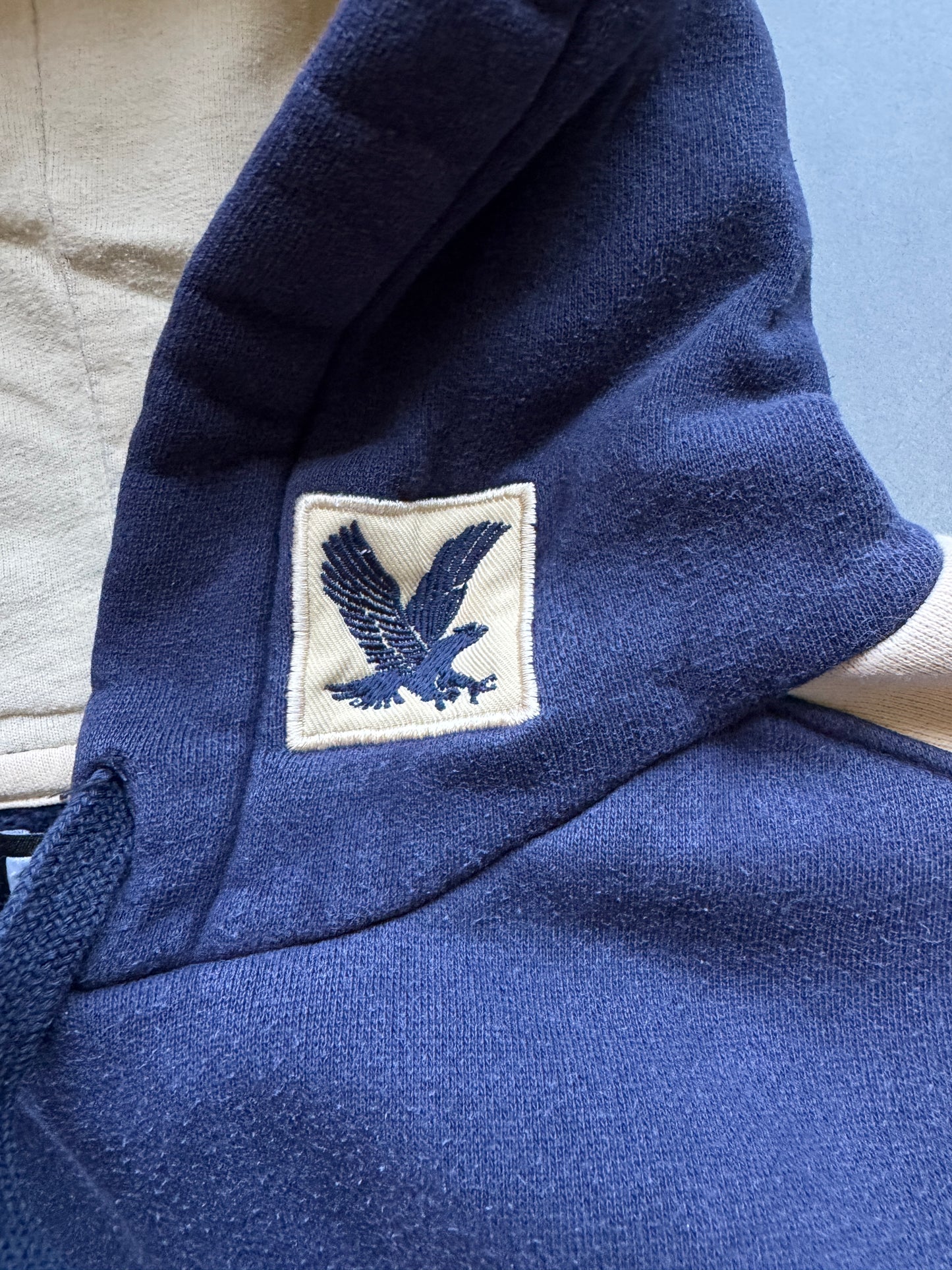VINTAGE EMBRY-RIDDLE EAGLES NAVY HOODIE - M