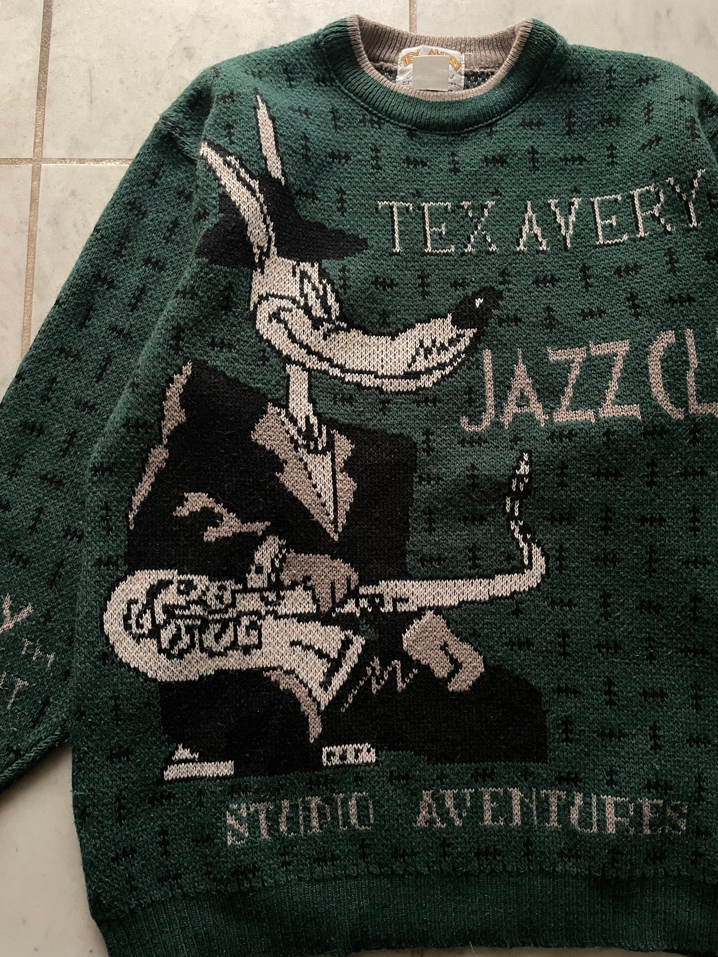 TEX AVERY JAZZ CLUB KNIT JUMPER - LARGE