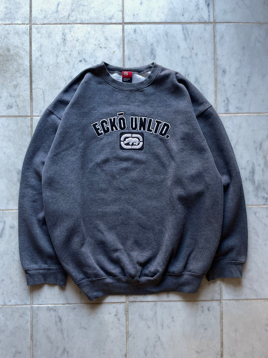 ECKO UNLTD. GREY SWEATER - XLARGE/XXLARGE