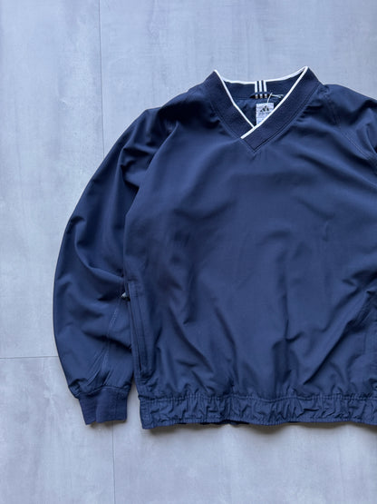 VINTAGE ADIDAS NAVY WINDBREAKER - M
