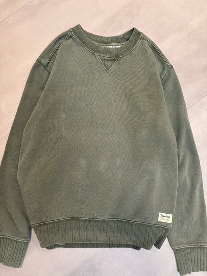 TIMBERLAND GREEN FADED SWEATER - LARGE