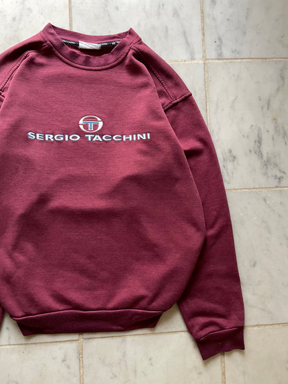 SERGIO TACCHINI BURGUNDY SWEATER - MEDIUM