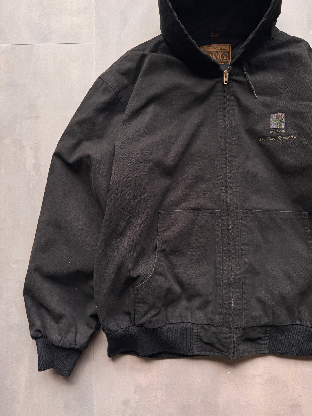 VINTAGE AGRIGOLD BLACK ACTIVE JACKET - XXL
