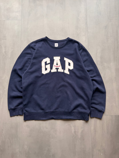 VINTAGE GAP NAVY LONGSLEEVE - L