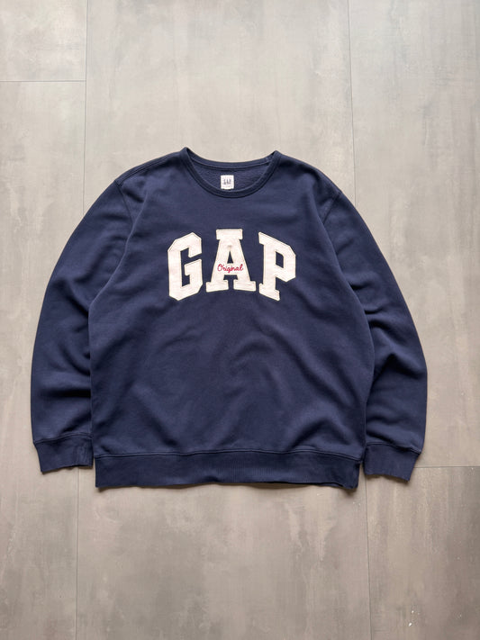 VINTAGE GAP NAVY LONGSLEEVE - L
