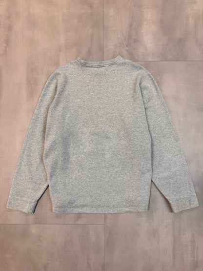 UNDERARMOUR EDINA FOOTBAL GREY SWEATER - XXLARGE