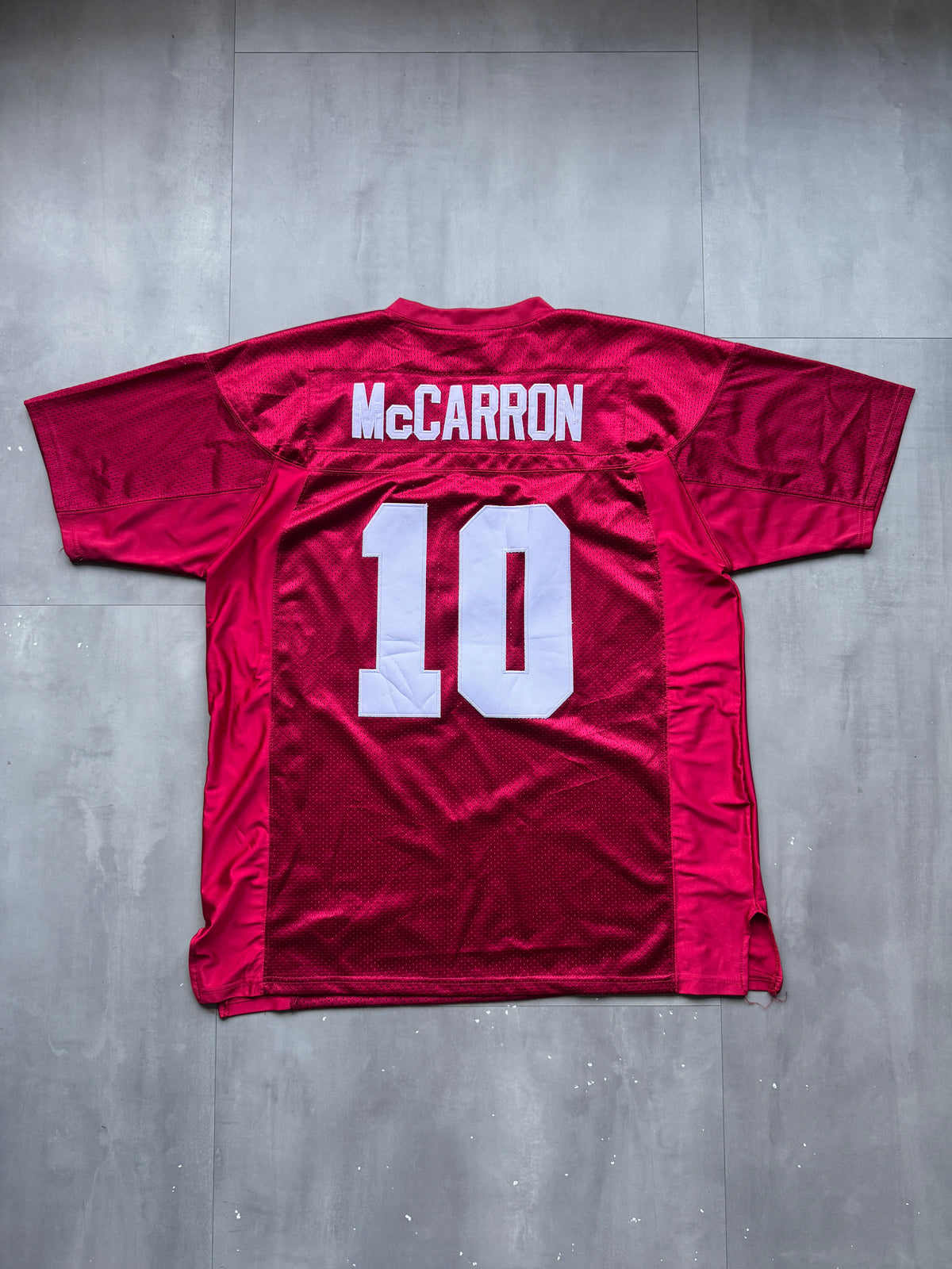 VINTAGE NIKE ALABAMA CRIMSON TIDE MCCARRON RED JERSEY - XXL