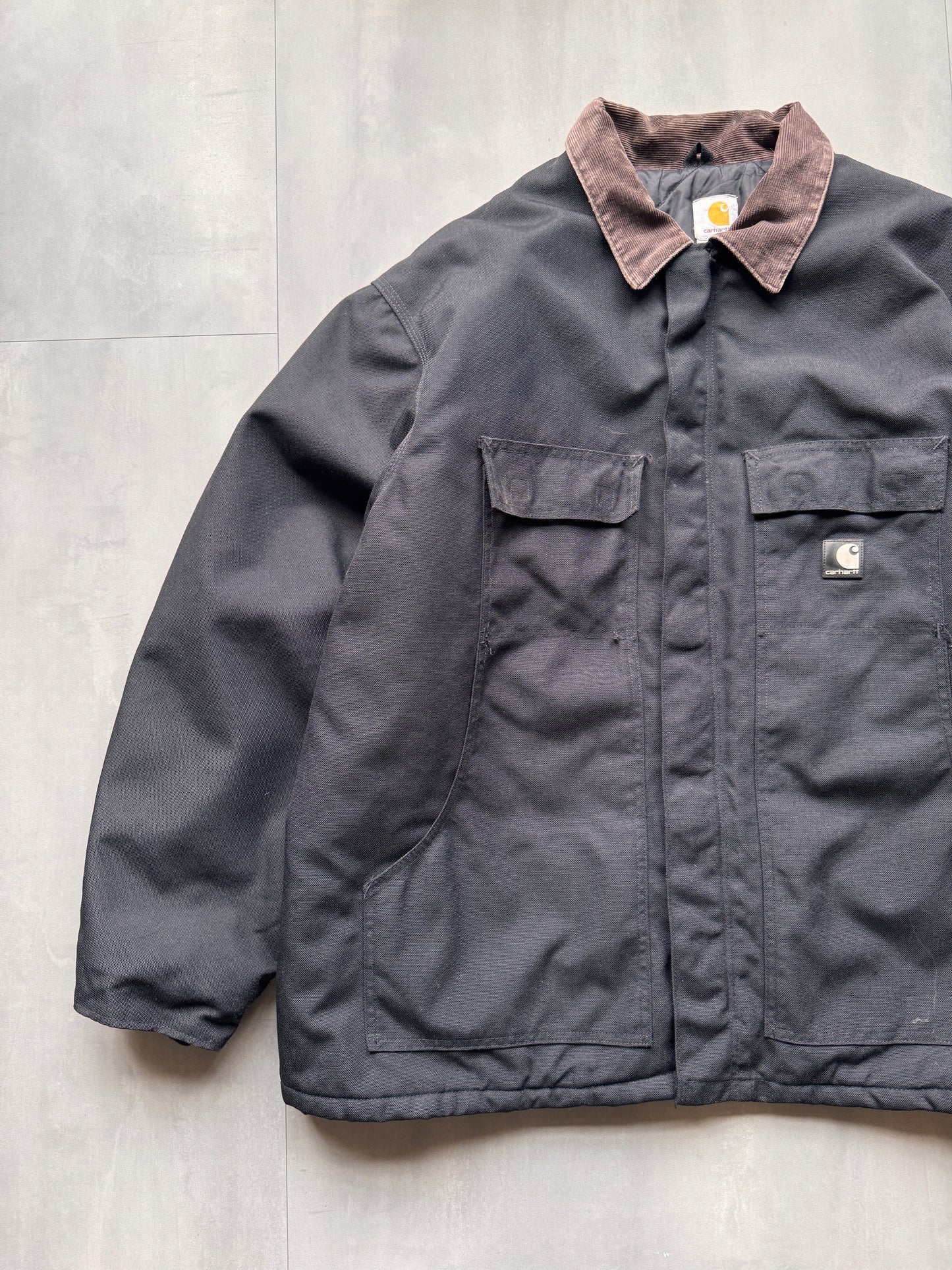 VINTAGE CARHARTT BLACK ARCTIC JACKET - XXL