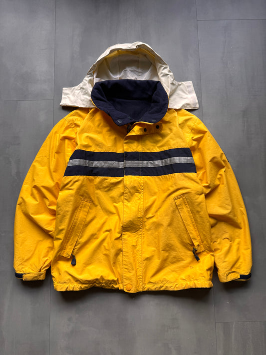 VINTAGE NAUTICA COMPETITION REVERSIBLE FLEECE LINED JACKET - XL