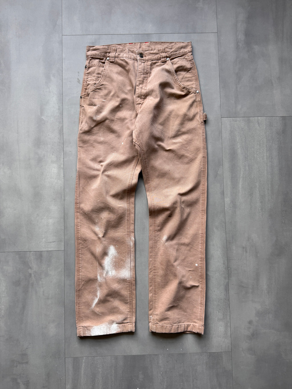 VINTAGE CRAFTSMAN LIGHT BROWN CARPENTER PANTS - 32