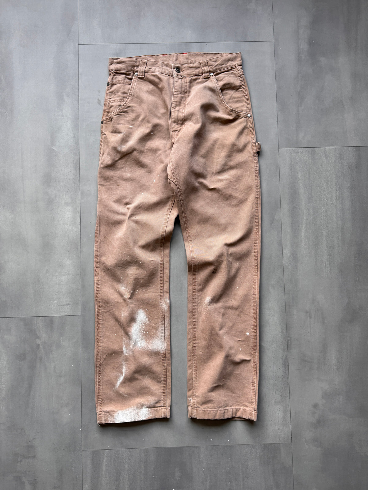 VINTAGE CRAFTSMAN LIGHT BROWN CARPENTER PANTS - 32