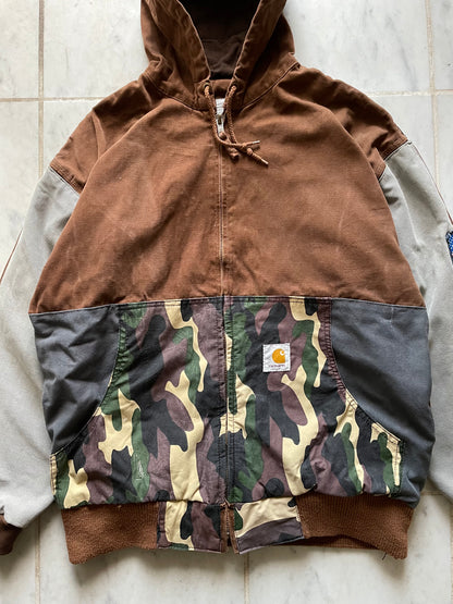 CARHARTT REWORKED MILITARY ACTIVE JACKET - XLARGE