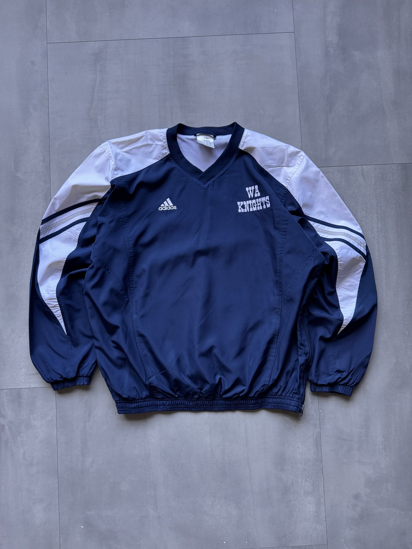 VINTAGE ADIDAS WA KNIGHTS NAVY WINDBREAKER - M