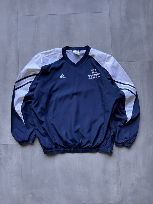VINTAGE ADIDAS WA KNIGHTS NAVY WINDBREAKER - M