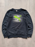 VINTAGE PUMA BLACK SWEATER - S